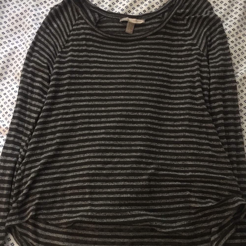 striped long sleeve shirt